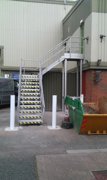 Fabrication & installation of Fire Escape at Exeter: Swipe To View More Images