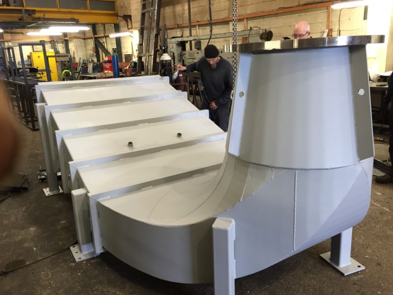 Fabrication of Spiral Flute for Hydro Works.: Swipe To View More Images