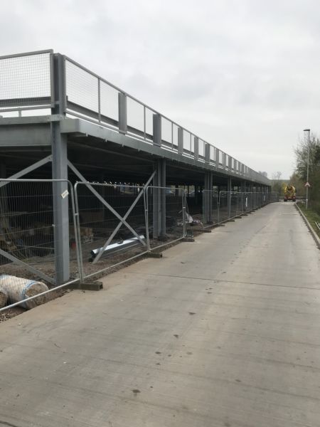 Car Park Measham: Fabrication and installation of perimeter barriers.: Swipe To View More Images
