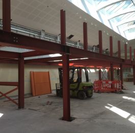 Laboratory B'ham University: Fabrication & installation of Mezzanine floor.: Click Here To View Larger Image