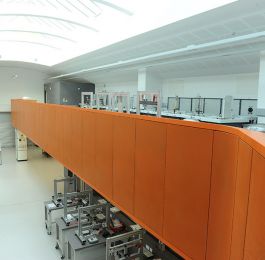 Laboratory B'ham University: Completion of Mezzanine floor and panels.: Click Here To View Larger Image