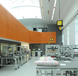 Laboratory B'ham University: Completion of Mezzanine floor and panels. : Click Here To View Larger Image