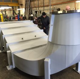 Fabrication of Spiral Flute for Hydro Works.: Click Here To View Larger Image